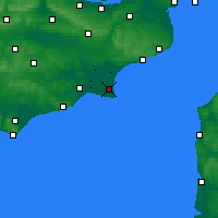Nearby Forecast Locations - Lydd - Map
