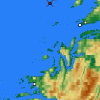 Nearby Forecast Locations - Helligvær - Map