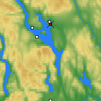 Nearby Forecast Locations - Hamar - Map