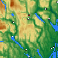 Nearby Forecast Locations - Kongsberg - Map