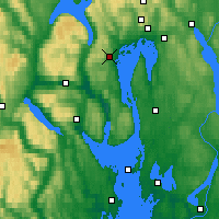 Nearby Forecast Locations - Asker - Map