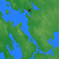 Nearby Forecast Locations - Lieksa - Map
