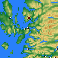 Nearby Forecast Locations - Bealach na Bà - Map