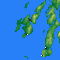 Nearby Forecast Locations - Port Askaig - Map