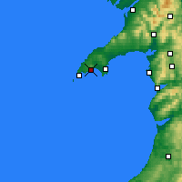 Nearby Forecast Locations - Llŷn Peninsula - Map