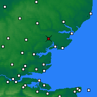 Nearby Forecast Locations - Colchester - Map