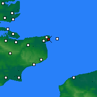 Nearby Forecast Locations - Ramsgate - Map
