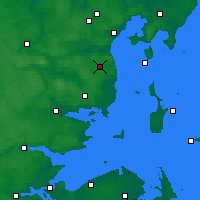 Nearby Forecast Locations - Aarhus Syd - Map