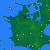 Nearby Forecast Locations - Holbæk - Map