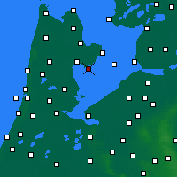 Nearby Forecast Locations - Wijdenes - Map