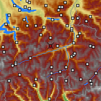 Nearby Forecast Locations - Crap Masegn - Map