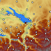 Nearby Forecast Locations - Thal - Map