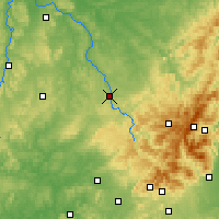 Nearby Forecast Locations - Épinal - Map
