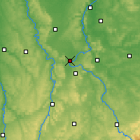 Nearby Forecast Locations - Toul - Map