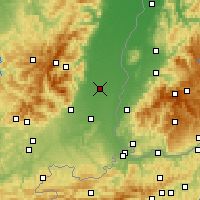 Nearby Forecast Locations - Colmar - Map