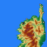 Nearby Forecast Locations - Calvi - Map