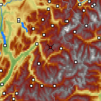Nearby Forecast Locations - Beaufortain - Map