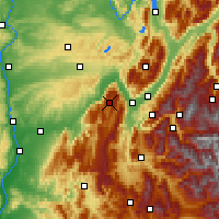 Nearby Forecast Locations - Vercors Massif - Map