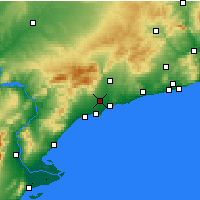 Nearby Forecast Locations - Reus - Map