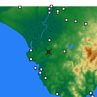Nearby Forecast Locations - Jerez de la Frontera - Map