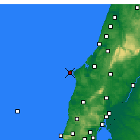 Nearby Forecast Locations - Cabo Carvoeiro - Map