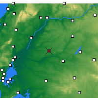 Nearby Forecast Locations - Coruche - Map