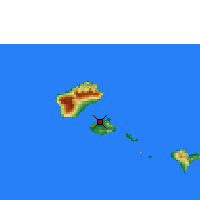 Nearby Forecast Locations - Mindelo - Map