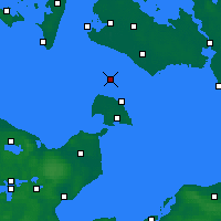 Nearby Forecast Locations - Fehmarn Belt - Map