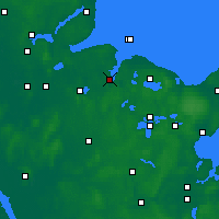Nearby Forecast Locations - Kiel - Map
