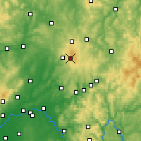 Nearby Forecast Locations - Hoherodskopf - Map