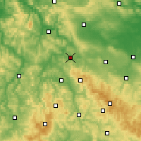 Nearby Forecast Locations - Eisenach - Map