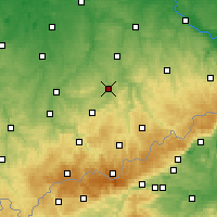 Nearby Forecast Locations - Chemnitz - Map
