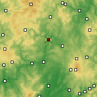 Nearby Forecast Locations - Marburg - Map