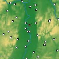 Nearby Forecast Locations - Lampertheim - Map