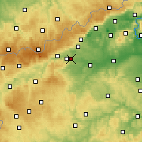 Nearby Forecast Locations - Tušimice - Map