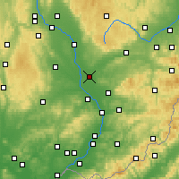 Nearby Forecast Locations - Přerov - Map