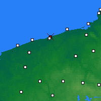 Nearby Forecast Locations - Kołobrzeg - Map