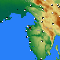 Nearby Forecast Locations - Portorož - Map