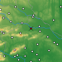 Nearby Forecast Locations - Varaždin - Map