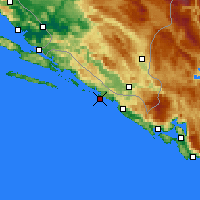 Nearby Forecast Locations - Dubrovnik - Map