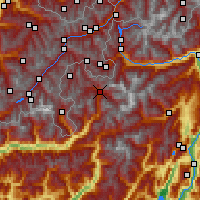 Nearby Forecast Locations - Bormio - Map