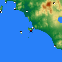 Nearby Forecast Locations - Monte Argentario - Map