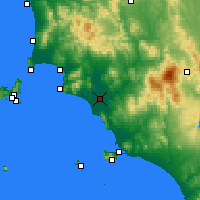 Nearby Forecast Locations - Grosseto - Map