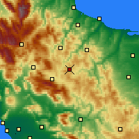 Nearby Forecast Locations - Campobasso - Map