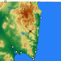 Nearby Forecast Locations - Perdasdefogu - Map