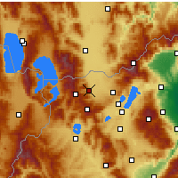 Nearby Forecast Locations - Florina - Map