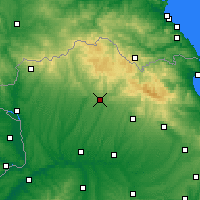 Nearby Forecast Locations - Kırklareli - Map
