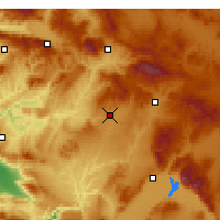 Nearby Forecast Locations - Uşak - Map