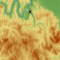Nearby Forecast Locations - Ust-Srednekan - Map