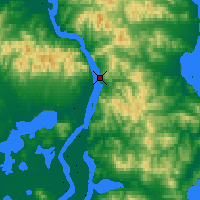 Nearby Forecast Locations - Bogorodskoe - Map